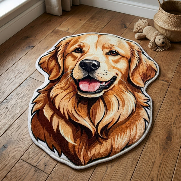 Golden retriever rug in room